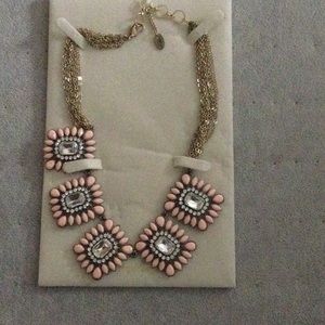 Pink statement necklace